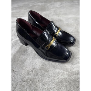 Franco Sarto Loafer Women's 7M Black Chunky
